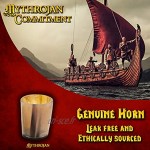 Mythrojan Verre à shot en corne de viking nord médiéval