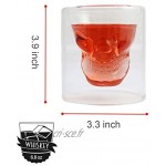 Sharemee So Cool Crystal Skull Shot Glass Drink Wine Cup for A Whisky 200ml 6.83oz