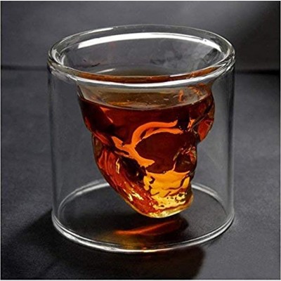 Sharemee So Cool Crystal Skull Shot Glass Drink Wine Cup for A Whisky 200ml 6.83oz