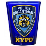 Verre à shot logo NYPD City of New York Police Department bleu