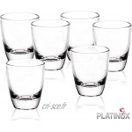 Verres à shot PLATINUX Set 6 pièces Verres à shot classiques 2,5cl verres à tequila verres à vodka
