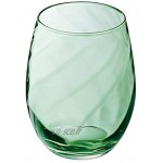 Chef & Sommelier ARC N6674 Arpège Color Lot de 6 verres à eau à jus de fruit 360 ml cristal Krysta vert