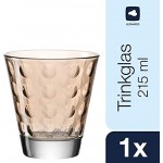 Leonardo 047284 Optic Lot de 6 verres à boire en verre 8,5 x 8,5 x 9 cm Assortis