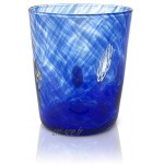 MAZZEGA ART & DESIGN Lot de 6 verres à eau « Tumbler » en verre coloré style Murano Liberty