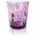 MAZZEGA ART & DESIGN Lot de 6 verres à eau « Tumbler » en verre coloré style Murano Liberty