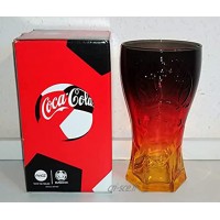 Verre de collection Coca-Cola Verre Édition limitée Noir Rouge Or MC Donald EM 2020 2021 Rofu Action Kik.