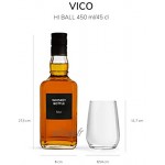 Verre long drink Vico de Libbey 450 ml 45 cl 6 unités verre élégant qualité supérieure